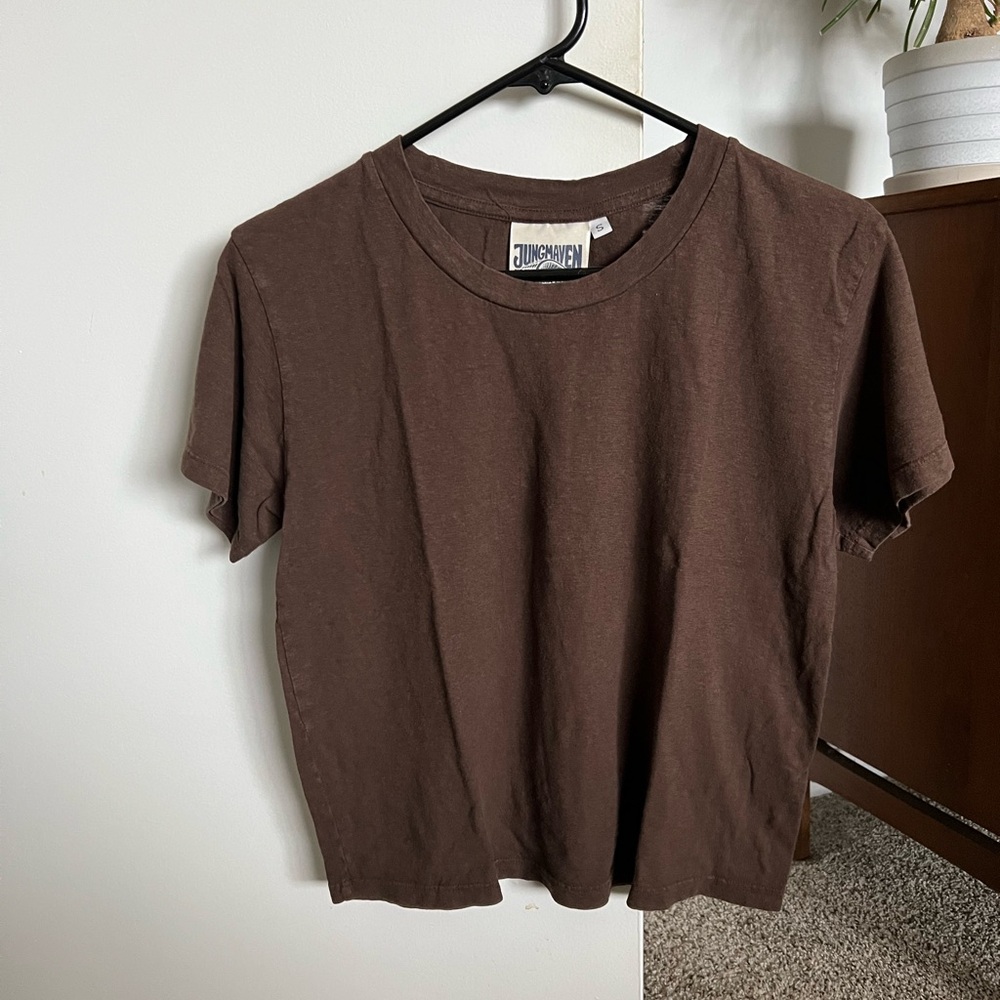 Jungmaven Cropped Lorel Tee